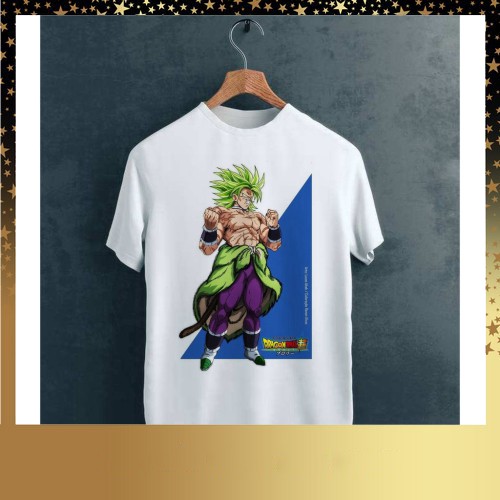 (Chính Hãng) Áo thun 7 viên ngọc rồng Broly(Trắng) (Chính Hãng)