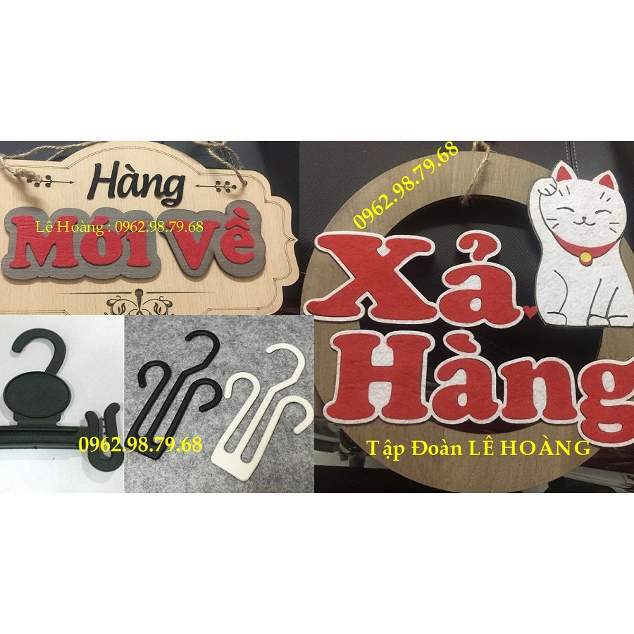 Combo  Móc Dép Móc Lưới Và Bảng Gỗ