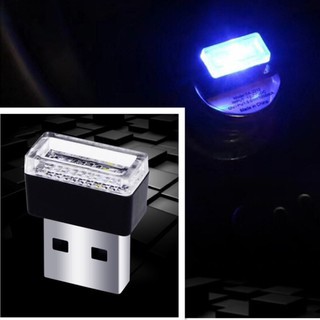 1 Đèn USB Nội Thất Xe Hơi, Ô tô mini - Đèn LED USB Trang Trí Xe hơi , Ô tô (Size: 2x1,5x0,8cm)