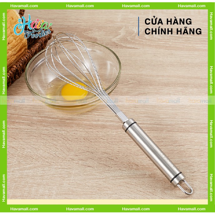 [HÀNG CHÍNH HÃNG] Cây Đánh Trứng, Đánh Bột Inox