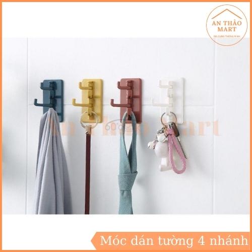 Móc Treo Đồ Nhánh Xoay, Móc Treo Dán Tường Hình Cây Thông Siêu Xinh