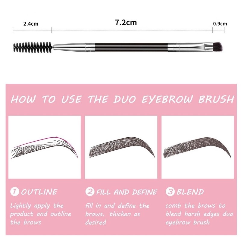 Cọ Trang Điểm Hai Đầu Chuyên Nghiệp