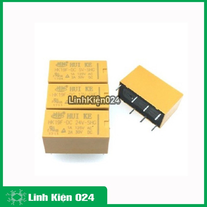 Linh kiện Relay HUIKE 8 Chân 125VAC/2A 30VDC/1A