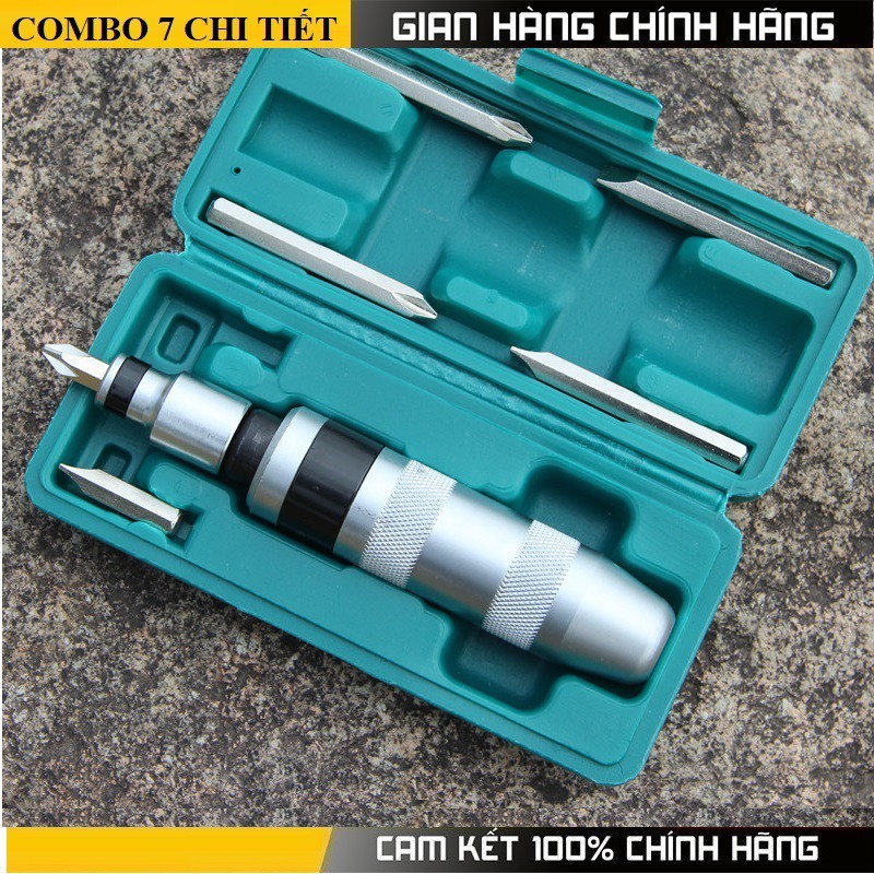 Bộ tô vít đóng đảo chiều cao cấp IMPACT DRIVER 7 chi tiết