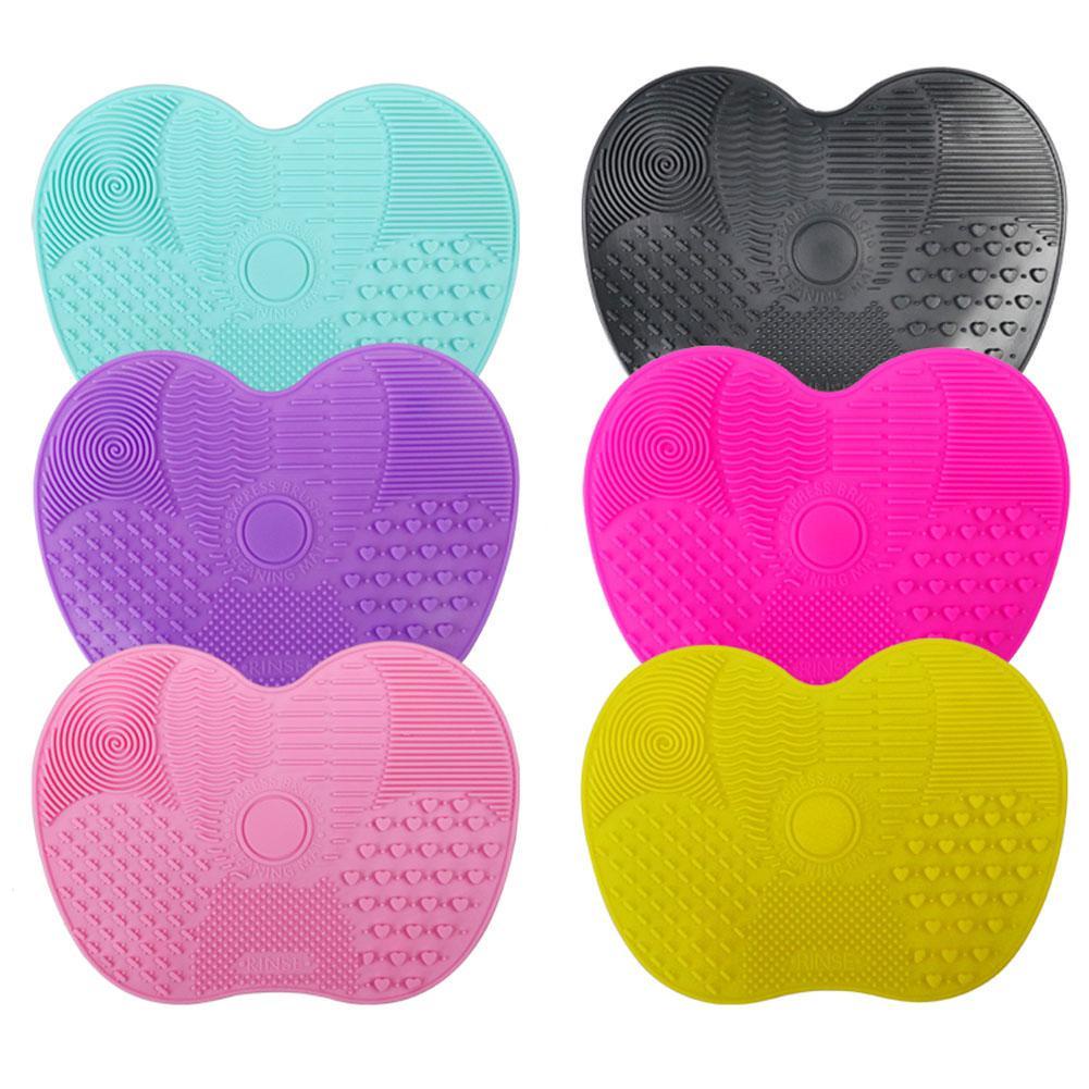 [Hàng mới về] Miếng lót làm sạch cọ trang điểm bằng chất liệu silicon R6R1