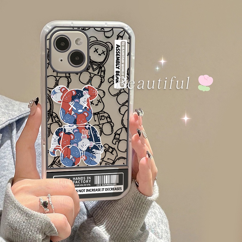 Ốp Điện Thoại TPU Họa Tiết Hoạt Hình Chú Gấu Độc Đáo Cho IPhone 11 13 12 Pro Max XR XS 8 7 Plus 6 6S 7 SE 2020