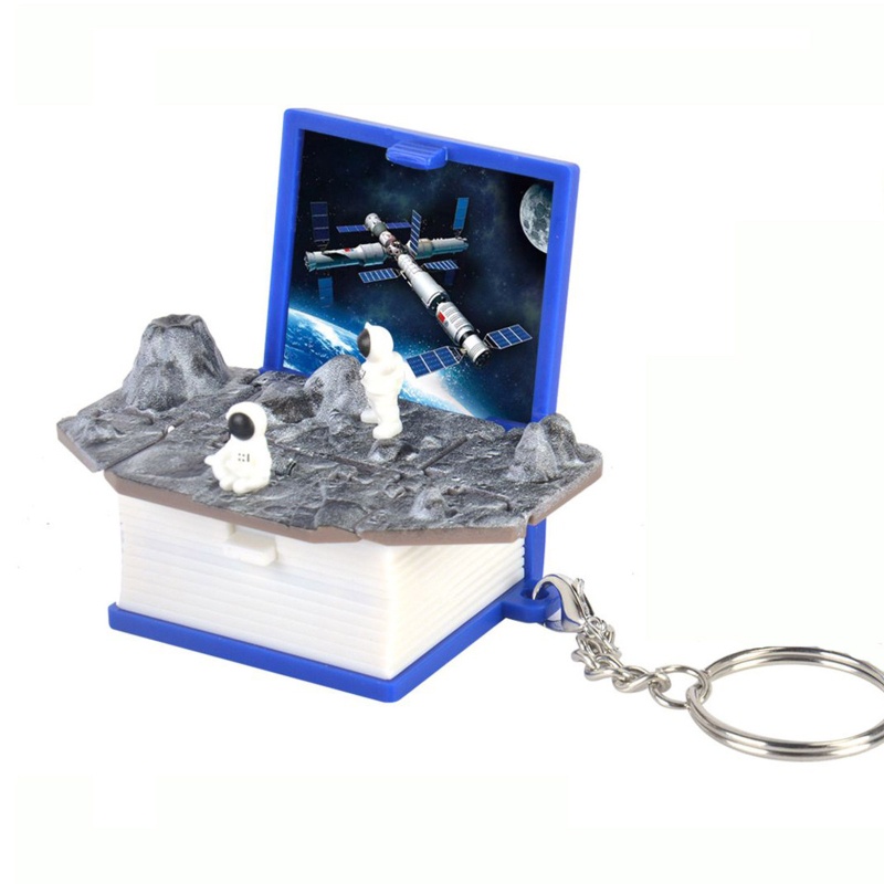 Móc Khóa In Hình Phi Hành Gia 3D Độc Đáo Cá Tính