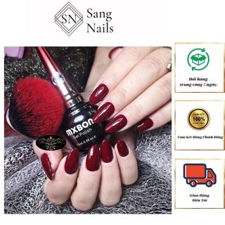 Sơn gel Mxbon cao cấp hàng chuẩn loại 1, sơn gel móng tay đỏ nắp nhọn hot hit hiện nay.