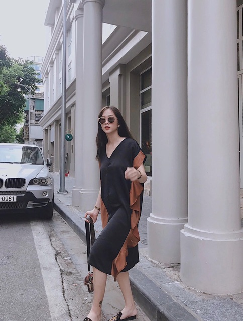 Váy lụa Petbychang