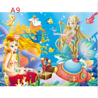 Tranh ghép 40 miếng cho bé gái - xếp hình tranh 40 miếng - ghép tranh