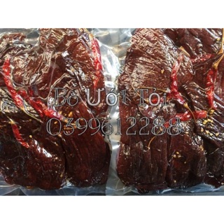 Thịt Bò Khô Ướt Tỏi - Bò Miếng Gói 500g
