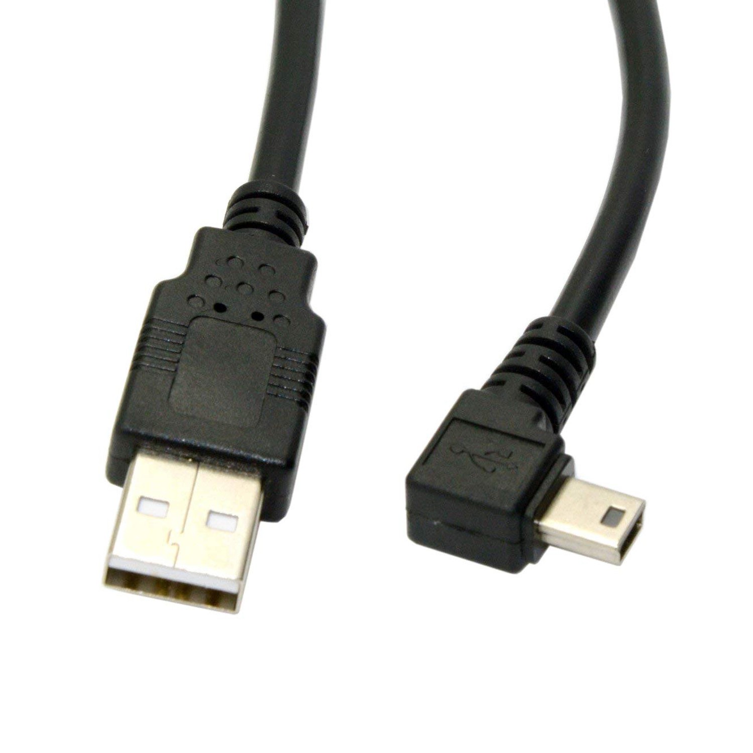 Cáp chuyển đổi usb mini 5pin dạng góc 90 độ sang đầu cắm usb 2.0 dài 1.8m tiện dụng | BigBuy360 - bigbuy360.vn