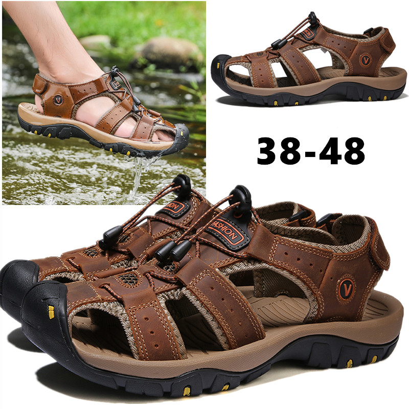 Giày sandal da bò thời trang dành cho nam