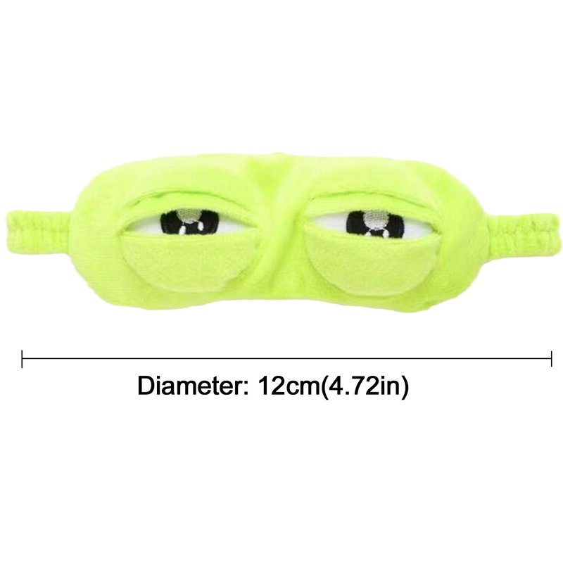 [Hàng mới về] Mặt nạ bịt mắt ngủ hình ếch 3D thư giãn tiện lợi