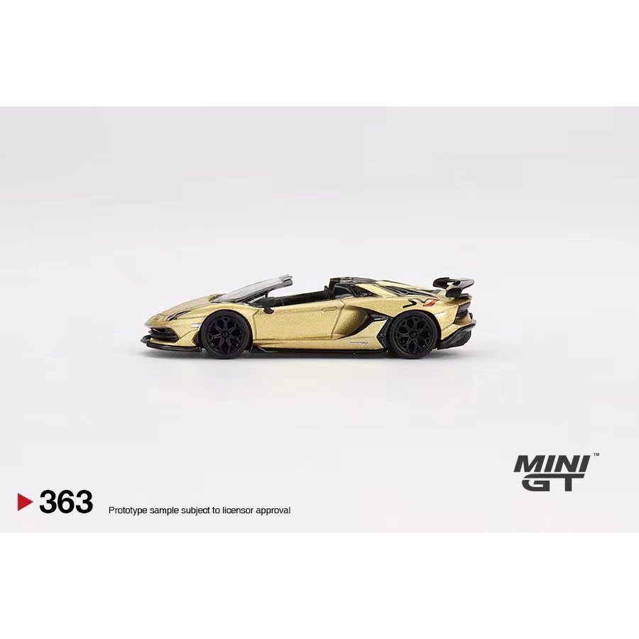 Mô Hình Xe Ô Tô Lamborghini Aventador SVJ Roadster Oro Elios Tỉ Lệ 1: 64 Cao Cấp
