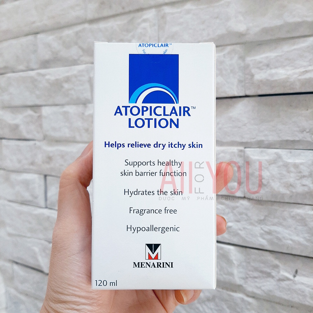 ATOPICLAIR Lotion 120mL - Sữa Dưỡng Ẩm Hỗ Trợ Giảm Cho Bệnh Da Cơ Địa.