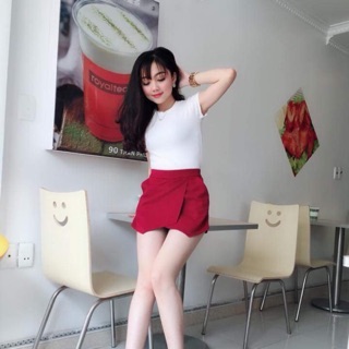 Quần giả váy vạt chéo về đủ 4 màu size s, m, l
