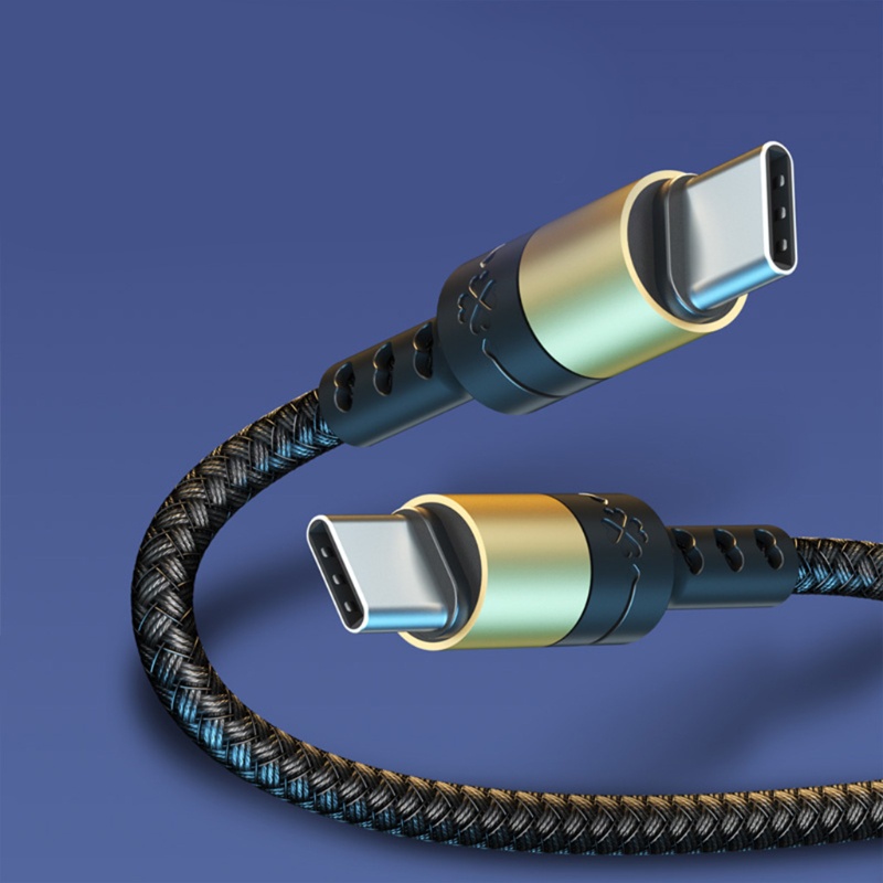 Dây Cáp Sạc Nhanh Hai Trong Một 120 200CM Hai Đầu Type C Cho Điện Thoại