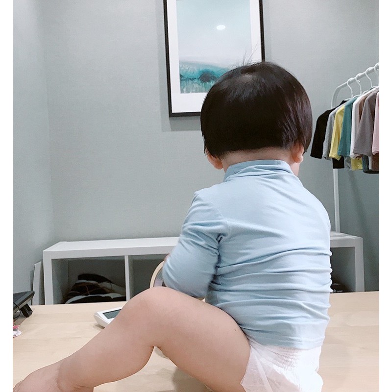 Áo giữ nhiệt cao cổ minky mom