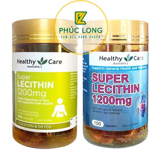 Mầm Đậu Nành Super Lecithin Healthy Care 1200mg - mẫu mới