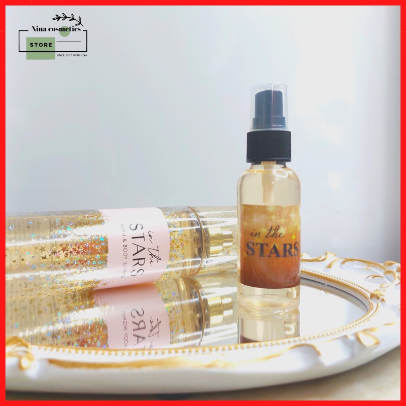Xịt Thơm Mịn Da Lưu Hương Sang Trọng Toàn Thân Bath & Body Works - In The Stars 10-30-50ml