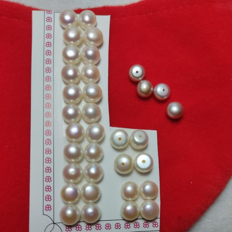 HẠT TRAI NƯỚC NGỌT(HÀNG THẬT) 1 LỖ GẮN NHẪN BÔNG TAI