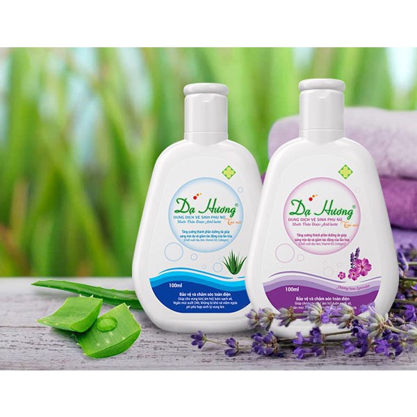 ! ! Dung dịch vệ sinh phụ nữ Dạ Hương Nha đam, Lavender, Trà xanh