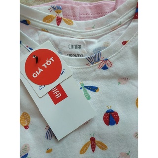 Set 2 áo phông cộc tay bé gái Canifa