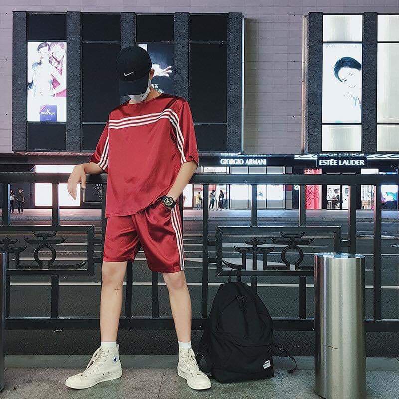 Set Bộ Đồ Nam Chất Satin Phong Cách Hàn Quốc | BigBuy360 - bigbuy360.vn