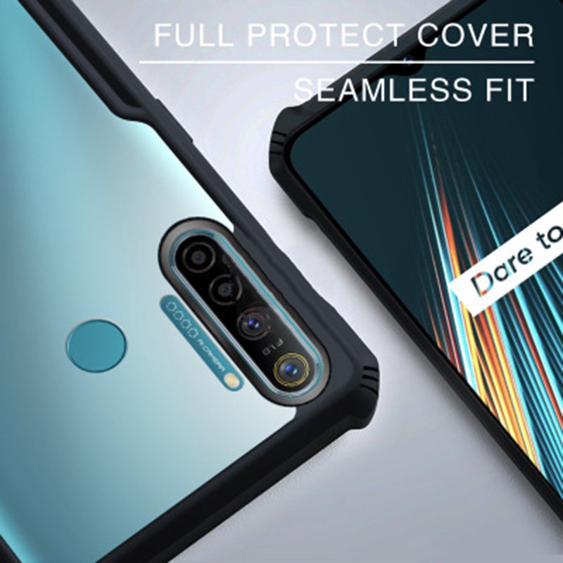 Ốp Điện Thoại Trong Suốt Chống Sốc Cho Oppo Realme 7 6 5 Pro Narzo 20 Pro Q 5i 5s 6i C15 C12 C11 C3 C3i A53 A53s A32 A33 F17 Pro A93 Reno 4F Case