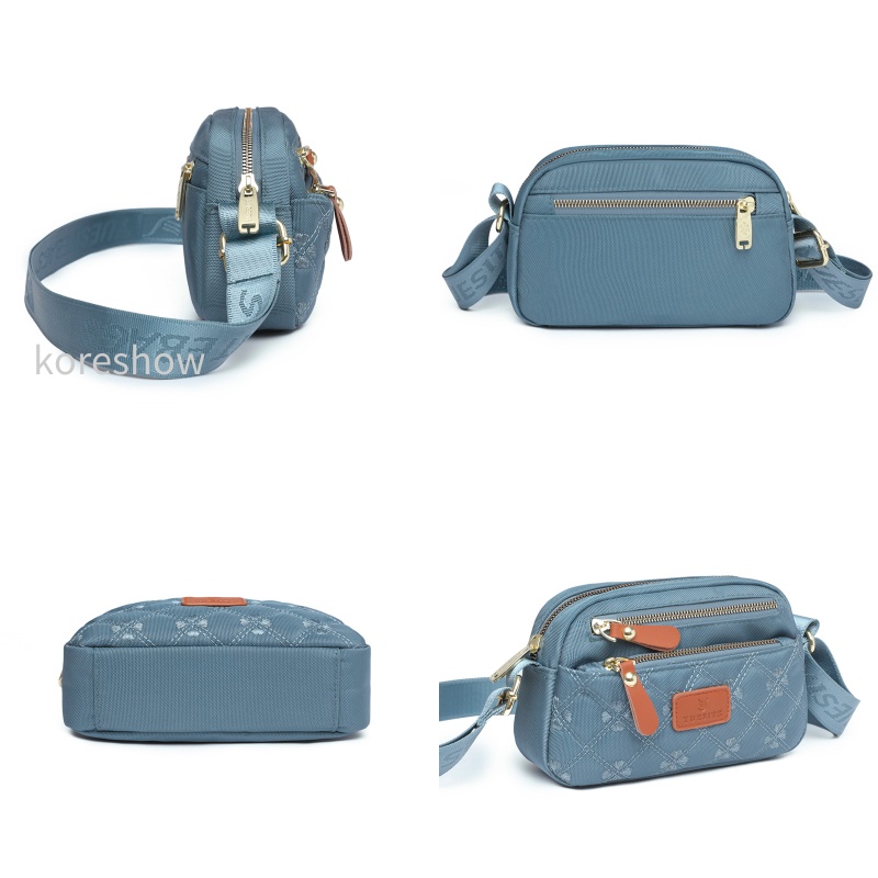 Túi Đeo Chéo Vai Murah Bằng Nylon Chống Nước Phong Cách Hàn Quốc Beg Silang Perempuan Cho Nữ