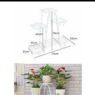 Kệ sắt 6 chậu cây