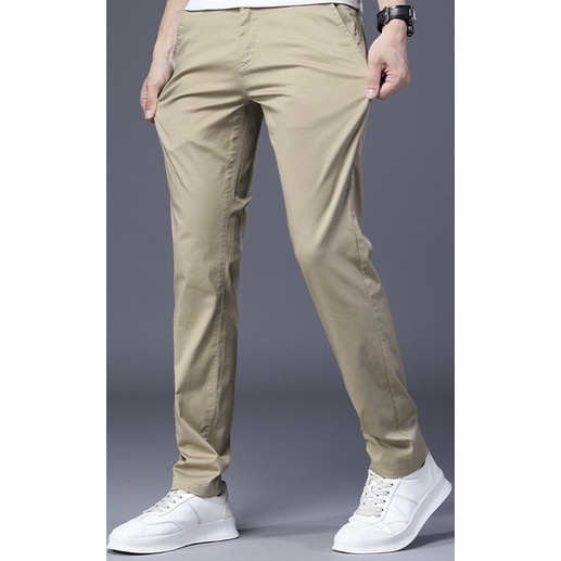 Quần dài kaki nam slimfit chất đẹp, dáng ôm gọn, đứng form QK01