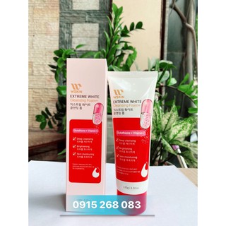 Sữa Rửa Mặt Trắng Da Wskin Extreme White Cleansing Foam Glutathione + Vitamin C