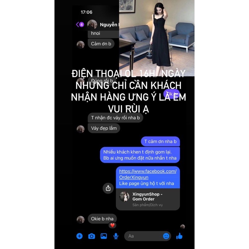 [ORDER] Váy hai dây đen quyến rũ, feedback ở cuối | BigBuy360 - bigbuy360.vn