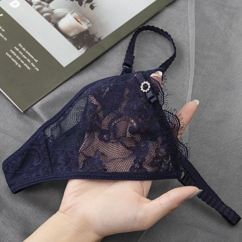 Quần lót nữ sexy - Quần lọt khe ren sexy xuyên thấu mềm mịn cuốn hút Bellar_bra L248