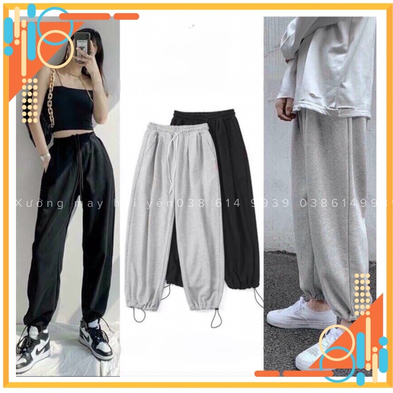 [Sale lỗ 50%] Quần nỉ rút gấu siêu hót