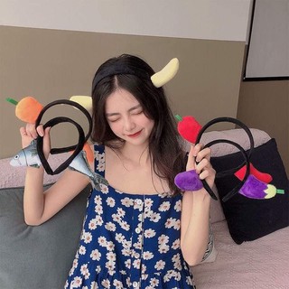 Bờm tóc Cài tóc hình cá mập /cà rốt / trái chuối/ trái ớt phong cách hoạt hình dễ thương ❤️