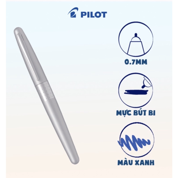 Bút gel ký Pilot MR1 mực xanh BL-MR1-F-SID-L , tip 0.7mm chính hãng cao cấp dành cho doanh nhân