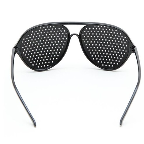 Kính tập mắt Pinhole Glasses - tặng kèm hộp kính thời trang bảo vệ kính + kèm file hướng dẫn tập mắt