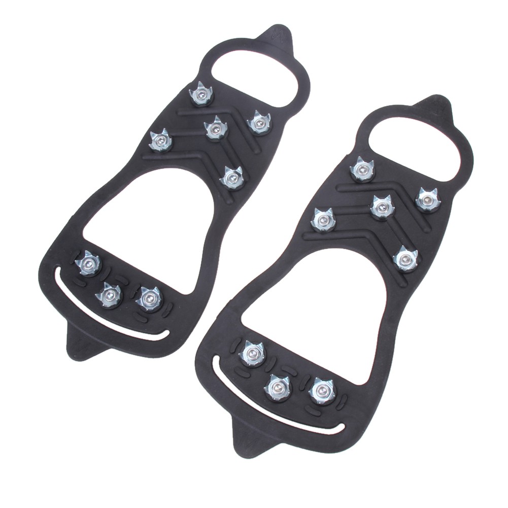 Non-slip Shoes Cover Ice Grippe Anti-slip Crampons Elastic Latex 8 Teeth Sport Goods