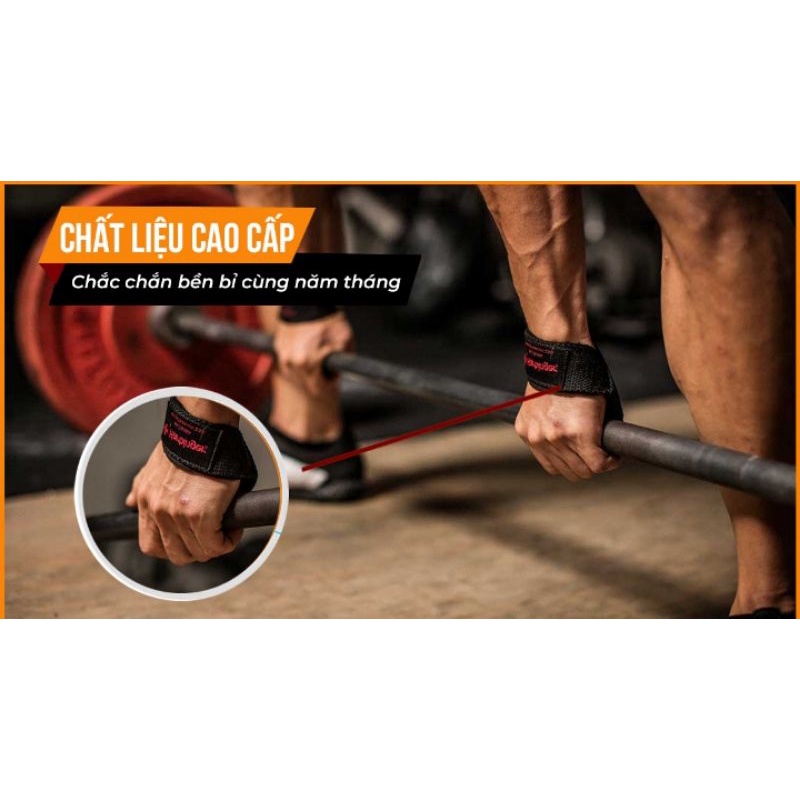 Dây Kéo Lưng Lifting Straps Harbinger chính hãng tại Wheysinhvien.com