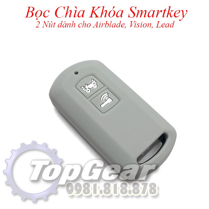 Bọc Chìa Khóa Smartkey 2 nút - Airblade, vision, Lead - Chất liệu Silicon &lt;TOPGEAR&gt;