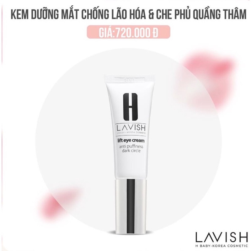 [ HÀNG CHÍNH HÃNG ] Kem Dưỡng Mắt - Lavish H Baby (Korea)