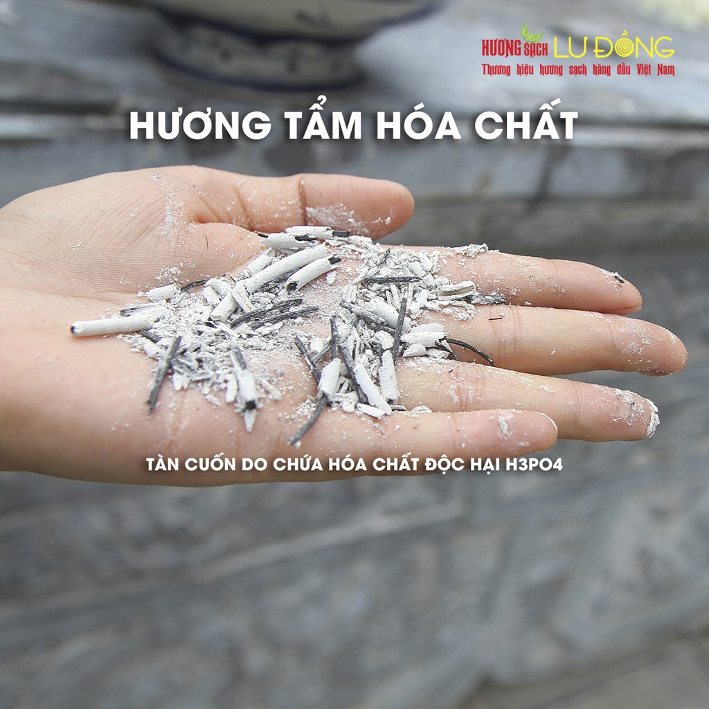 Hương nhang sạch vòng thảo mộc Hương sạch Lư Đồng - Dòng tiêu chuẩn VN5