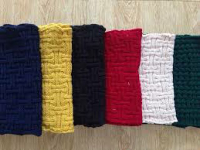 Khăn len ống nam nữ đan gạch kiểu Hàn