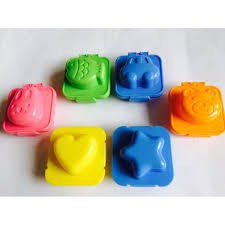 Bộ 6 khuôn ép cơm,ép trứng và bánh đẹp mắt[Giảm giá sốc]