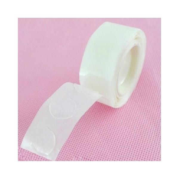 Cuộn 100 miếng băng keo dán bong bóng trang trí cổng hoa tiệc cưới tiện lợi