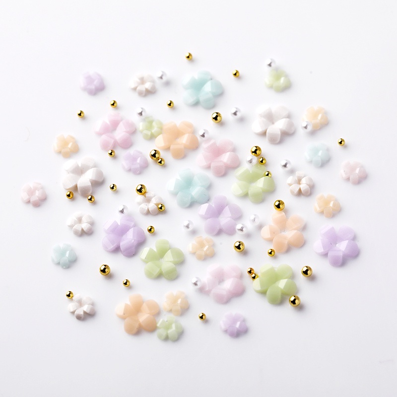 Phụ kiện trang trí móng DIY UR SUGAR bằng nhựa resin có thể thay đổi màu sắc nhiều kiểu tùy chọn