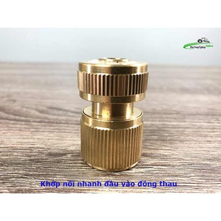 Khớp nối nhanh đầu vào máy xịt rửa xe [ Đồng thau]